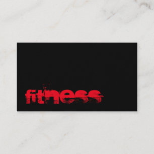 Affärskortet Ultratunn Trendig Fitness Sport Visitkort