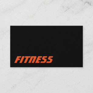 Affärskortet Ultratunn Trendig Fitness Sport Visitkort