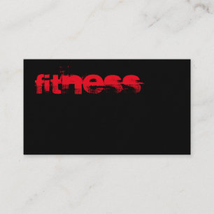 Affärskortet Ultratunn Trendig Fitness Sport Visitkort
