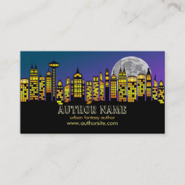 Affärskortet Urban Fantasy Author Visitkort