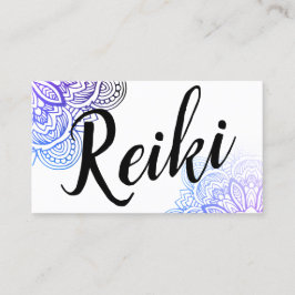 Affärskortet Usui Reiki Practitioner/Instruktör Visitkort