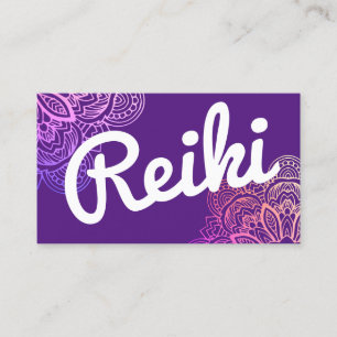 Affärskortet Usui Reiki Practitioner/Instruktör Visitkort