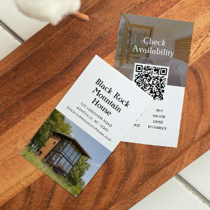 Affärskortet Vacation Rental Egendom Visitkort