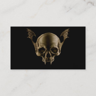 Affärskortet Vampre Skull Visitkort