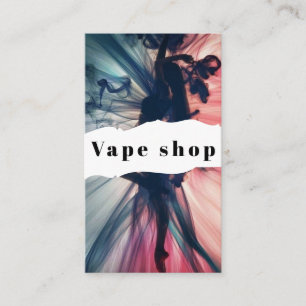 Affärskortet Vape Shop Smoke Cigarette Visitkort