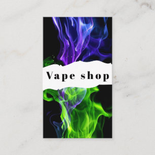 Affärskortet Vape Shop Smoke Cigarette Visitkort