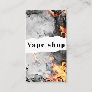 Affärskortet Vape Shop Smoke Cigarette Visitkort