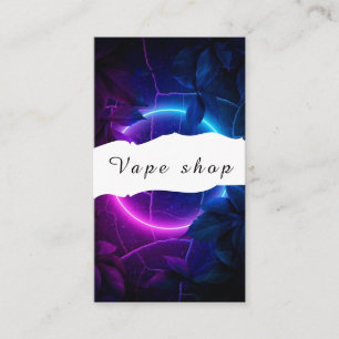 Affärskortet Vape Shop Smoke Cigarette Visitkort