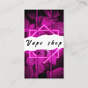 Affärskortet Vape Shop Smoke Cigarette Visitkort