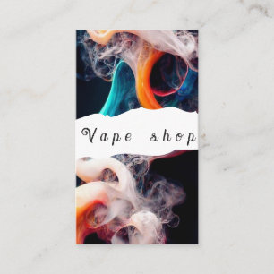 Affärskortet Vape Shop Smoke Cigarette Visitkort