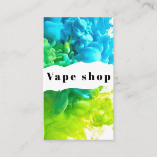 Affärskortet Vape Shop Smoke Cigarette Visitkort