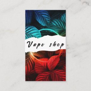 Affärskortet Vape Shop Smoke Cigarette Visitkort