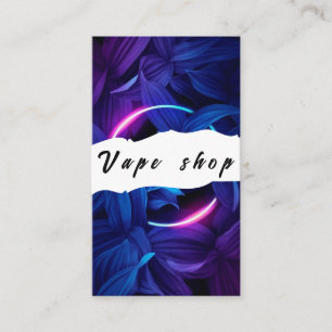Affärskortet Vape Shop Smoke Cigarette Visitkort