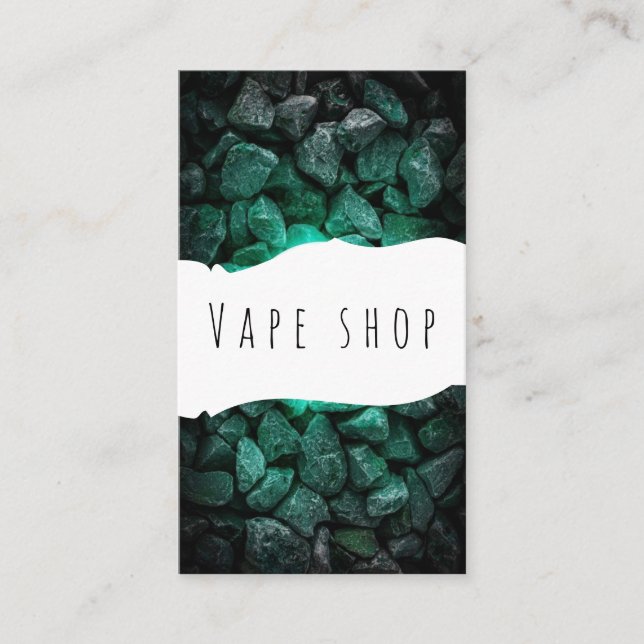 Affärskortet Vape Shop Smoke Cigarette Visitkort (Framsida)