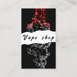 Affärskortet Vape Shop Smoke Cigarette Visitkort