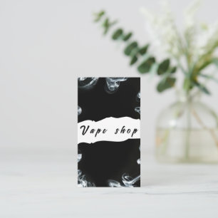 Affärskortet Vape Shop Smoke Cigarette Visitkort