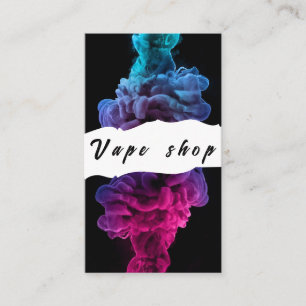 Affärskortet Vape Shop Smoke Cigarette Visitkort