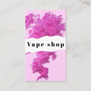 Affärskortet Vape Shop Smoke Cigarette Visitkort