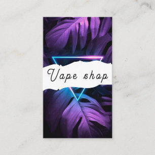 Affärskortet Vape Shop Smoke Cigarette Visitkort