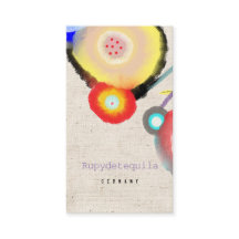 Affärskortet vatten färg