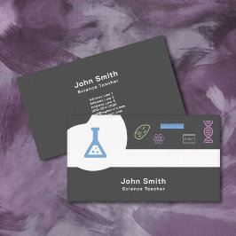 Affärskortet Vetenskapslärare Visitkort