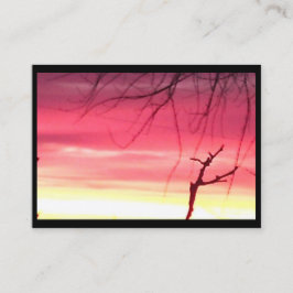 Affärskortet Vibrant Winter Sunrise kan Visitkort