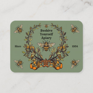 Affärskortet Victorian Bees Visitkort