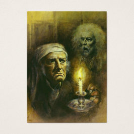 Affärskortet Victorian Gothic Scrooge ACEO Visitkort
