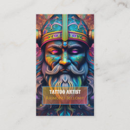 Affärskortet Viking Warrior Visitkort