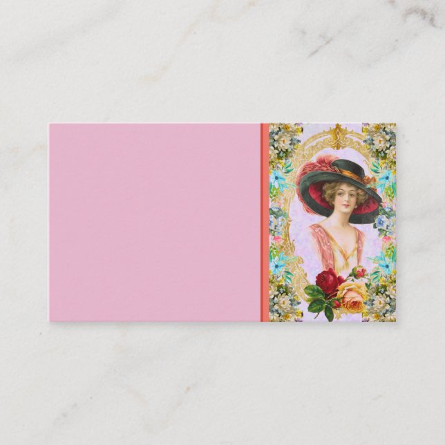 Affärskortet vintage Fransk Visitkort (Framsida)