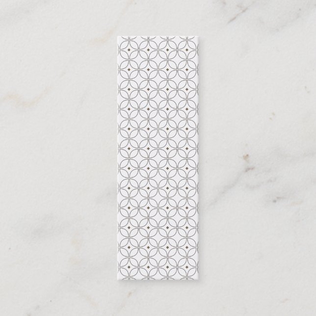 Affärskortet vintage GLAM Slim (Framsida)