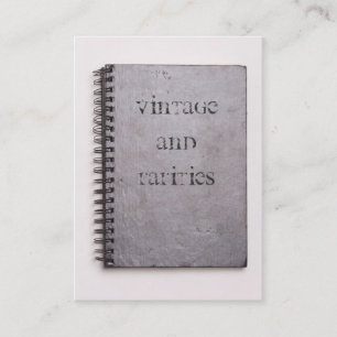 affärskortet vintage och välgörenhet visitkort