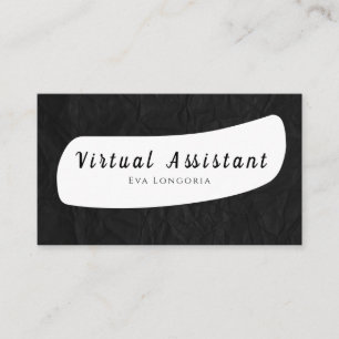 Affärskortet virtuell assistent visitkort