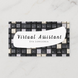 Affärskortet virtuell assistent visitkort