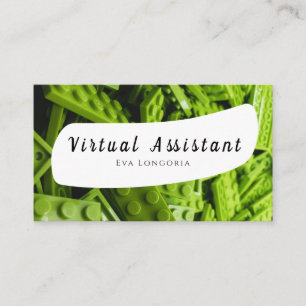 Affärskortet virtuell assistent visitkort