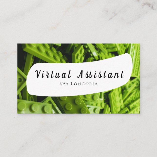 Affärskortet virtuell assistent visitkort (Framsida)