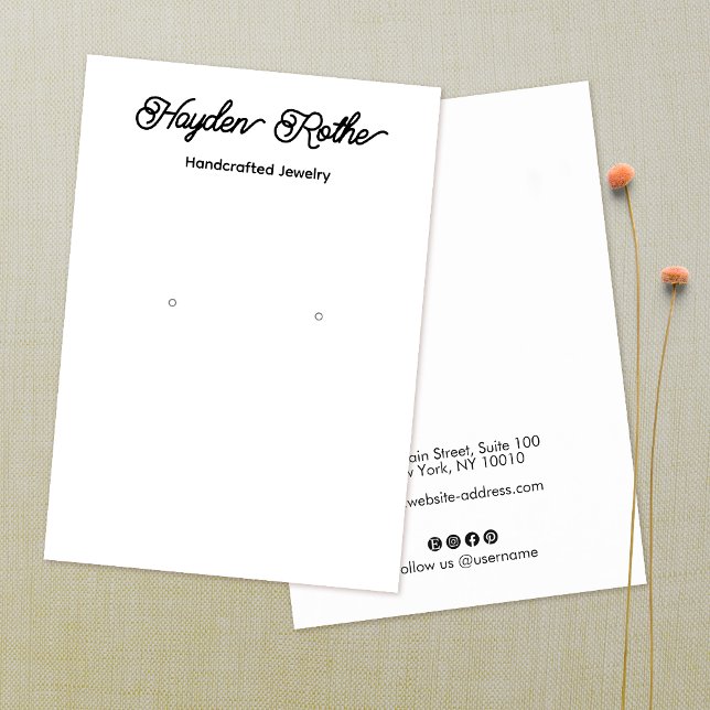 Affärskortet Visning för  för vitavläsning av söt  Visitkort (Skapare uppladdad)