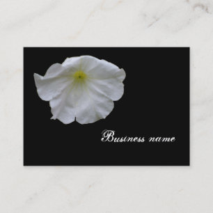 Affärskortet Vita Petunia Visitkort