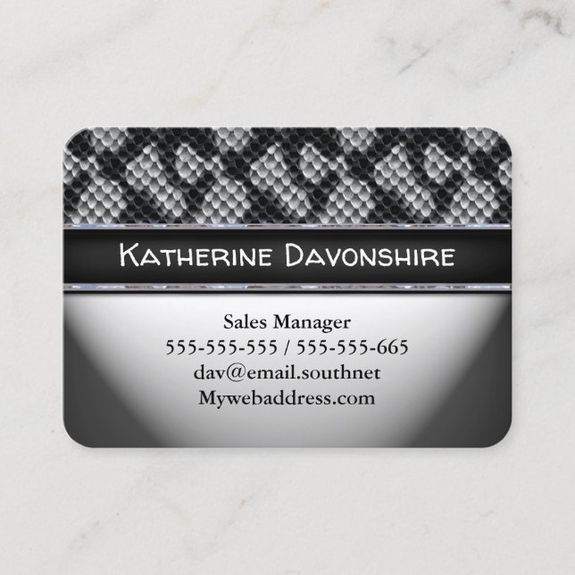 Affärskortet Vouden Coola Snakee Visitkort (Framsida)