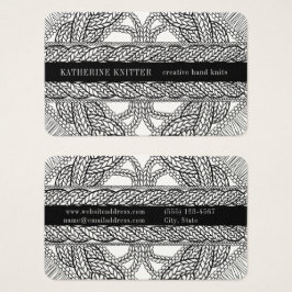 AFFÄRSKORTET WHITE CABLE STICKA Oceana Visitkort