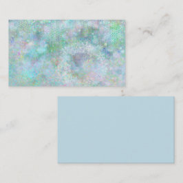 Affärskortet Winter Design Snöflingor Visitkort