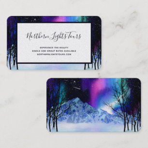 Affärskortet Winter Wonderlight Visitkort
