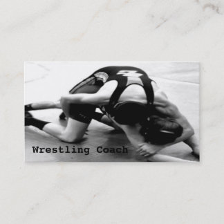 Affärskortet Wrestling Coach Visitkort