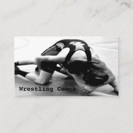 Affärskortet Wrestling Coach Visitkort