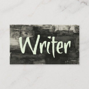 Affärskortet Writer Rustic Visitkort