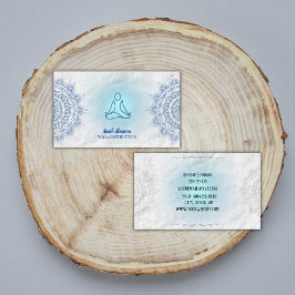 Affärskortet Yoga Instructor Chakra Mandala Visitkort