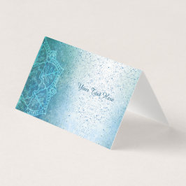 Affärskortet Yoga Instructor Mandala Visitkort