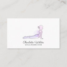 Affärskortet Yoga Instructor