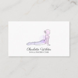 Affärskortet Yoga Instructor Visitkort