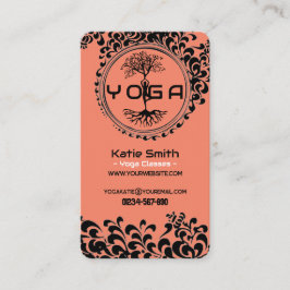 Affärskortet Yoga Teacher/Instructions Visitkort